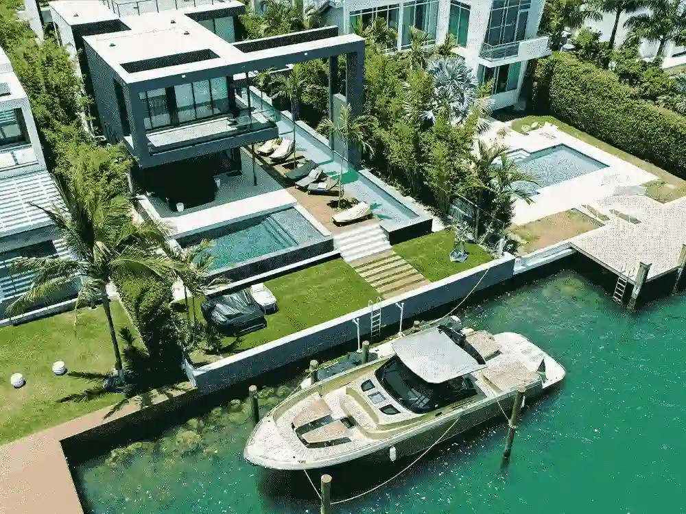 yatch dock with top turf products portfolio image