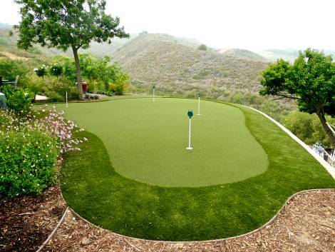 outdoor residential artificial putting green