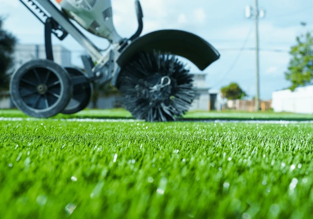 Maintance of artifical grass by top turf gallery image